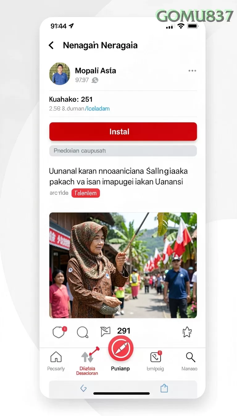 Cuplikan layar FUNGAME777 — aktivitas